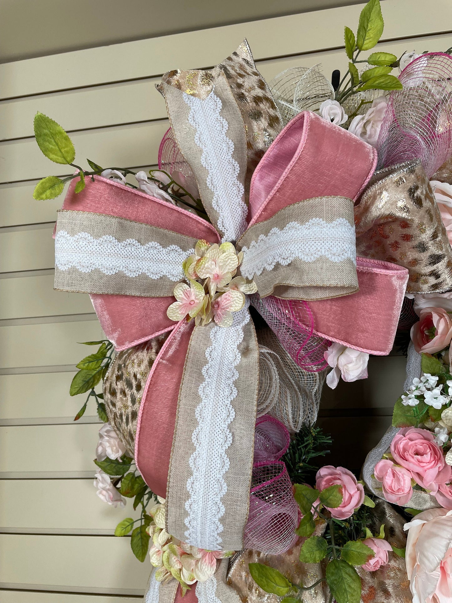 Romantic Shabby Chic Peony Front Door Wreath featuring a Flower Covered Heart makes a Stunning Gift, Wedding Decoration, Anniversary Gift.
