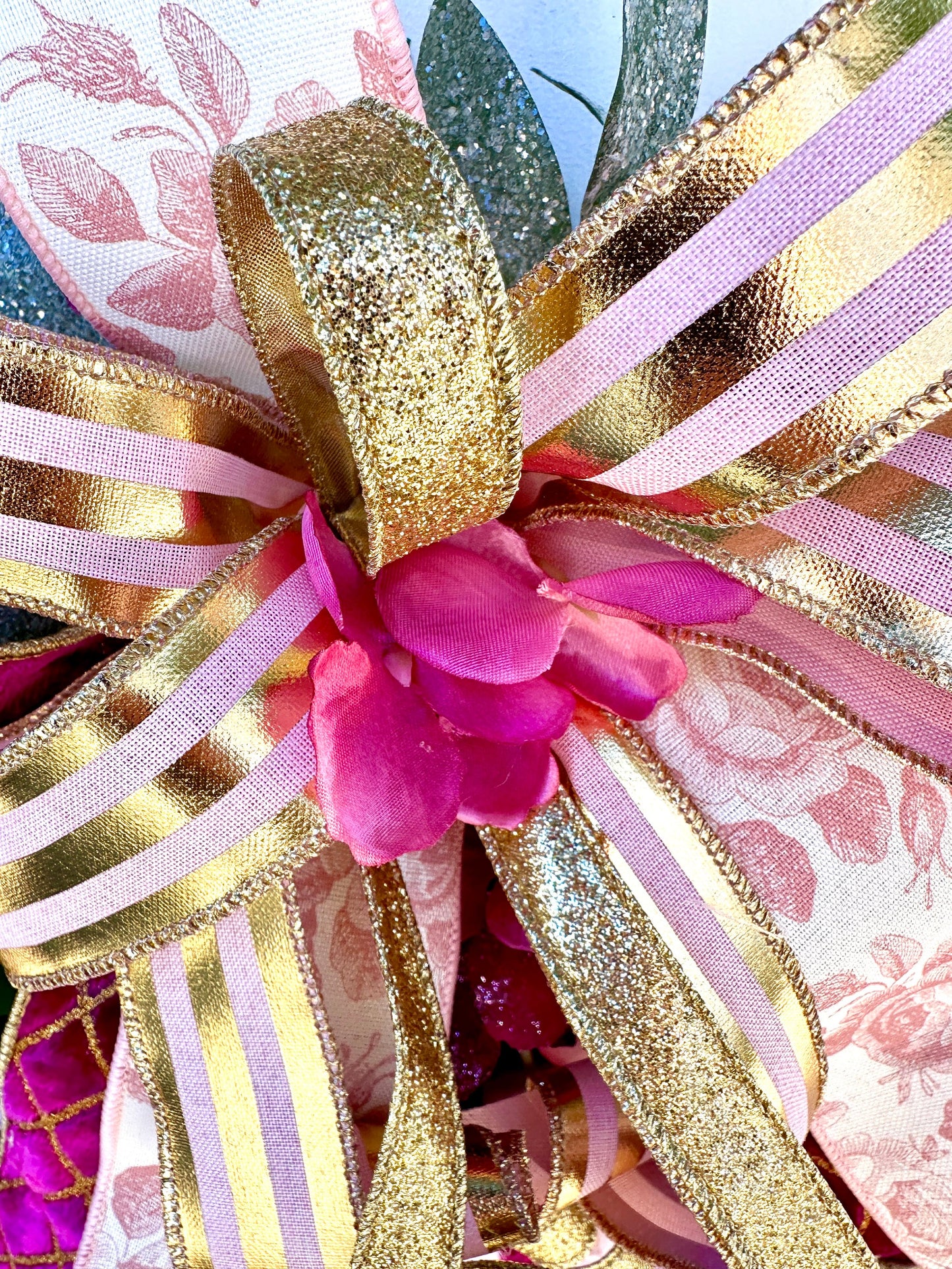 Romantic Tulip Jewel Swag is Charming as a Spring Front Door Wreath, a Gift for Her, Wedding Decor, Bling Mantle Decor or Everyday Decor