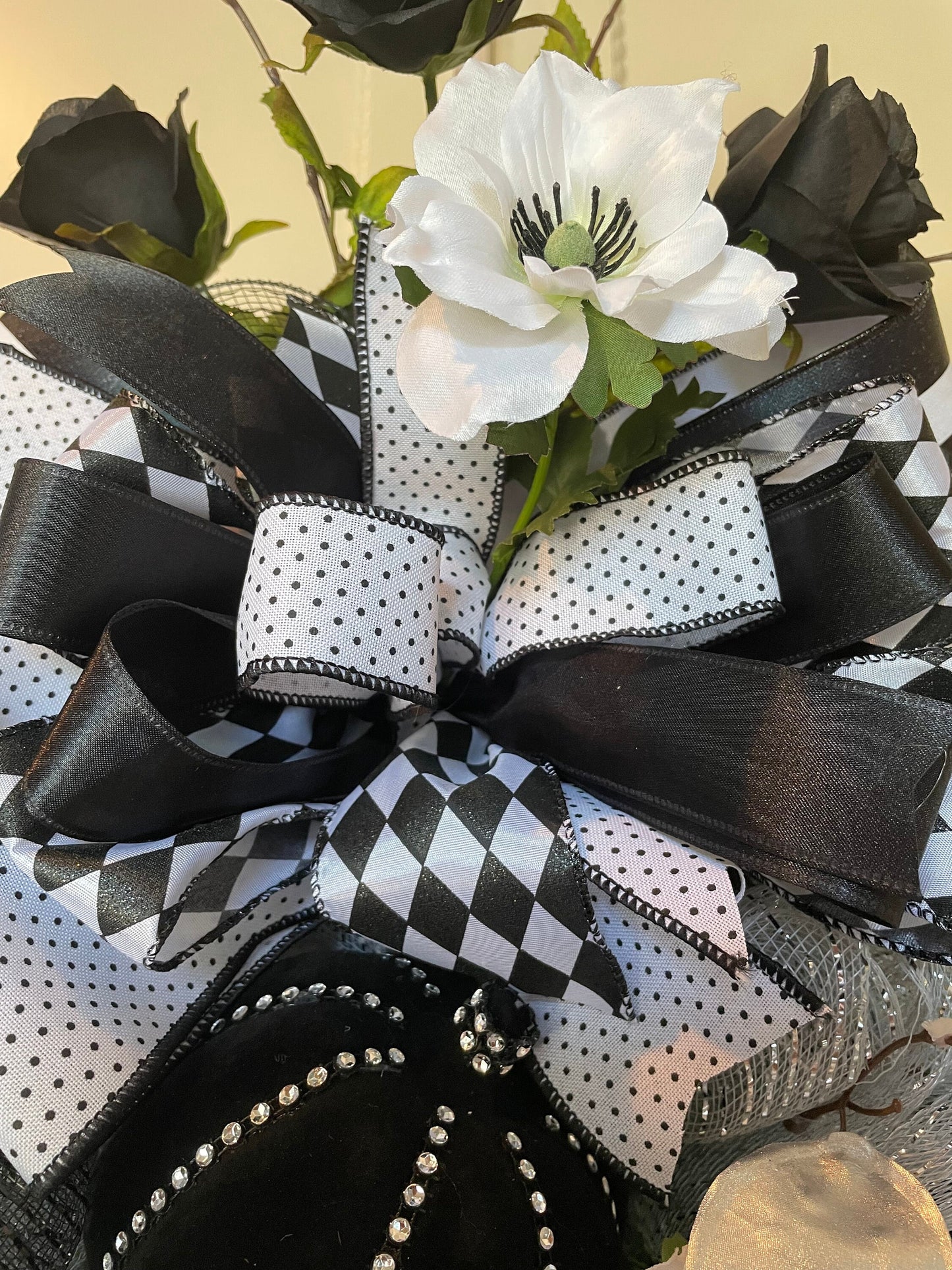 Halloween bling front door wreath, Thanksgiving gift, Fall pumpkin decor, Glam Harvest decor, Autumn mantle decor, Halloween party decor.