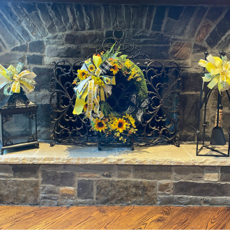 Wreaths aren't Just for Front Doors Anymore-10 Other Places to Display a Wreath