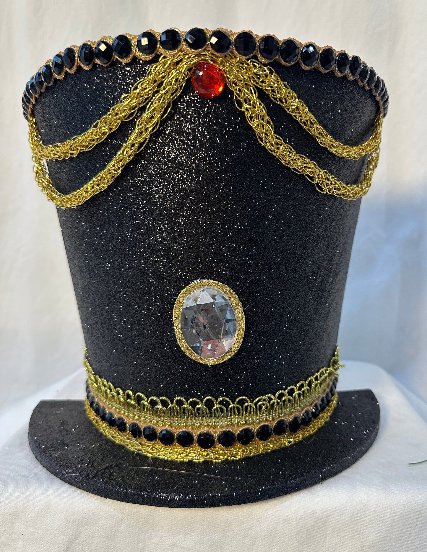 🎄 Nutcracker 3-Piece Mantel Decor Set | Red, Gold & Black | Luxury Christmas Mantel Arrangement