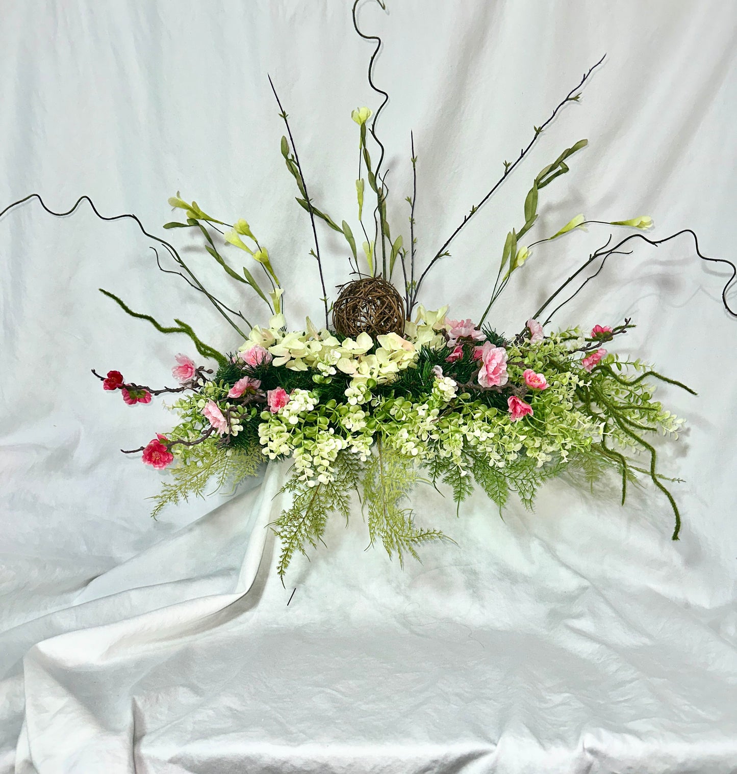 Styled in Seconds™ Designer Spring Mantel Styling Set – 3 Piece Easter Bunny Fireplace Collection