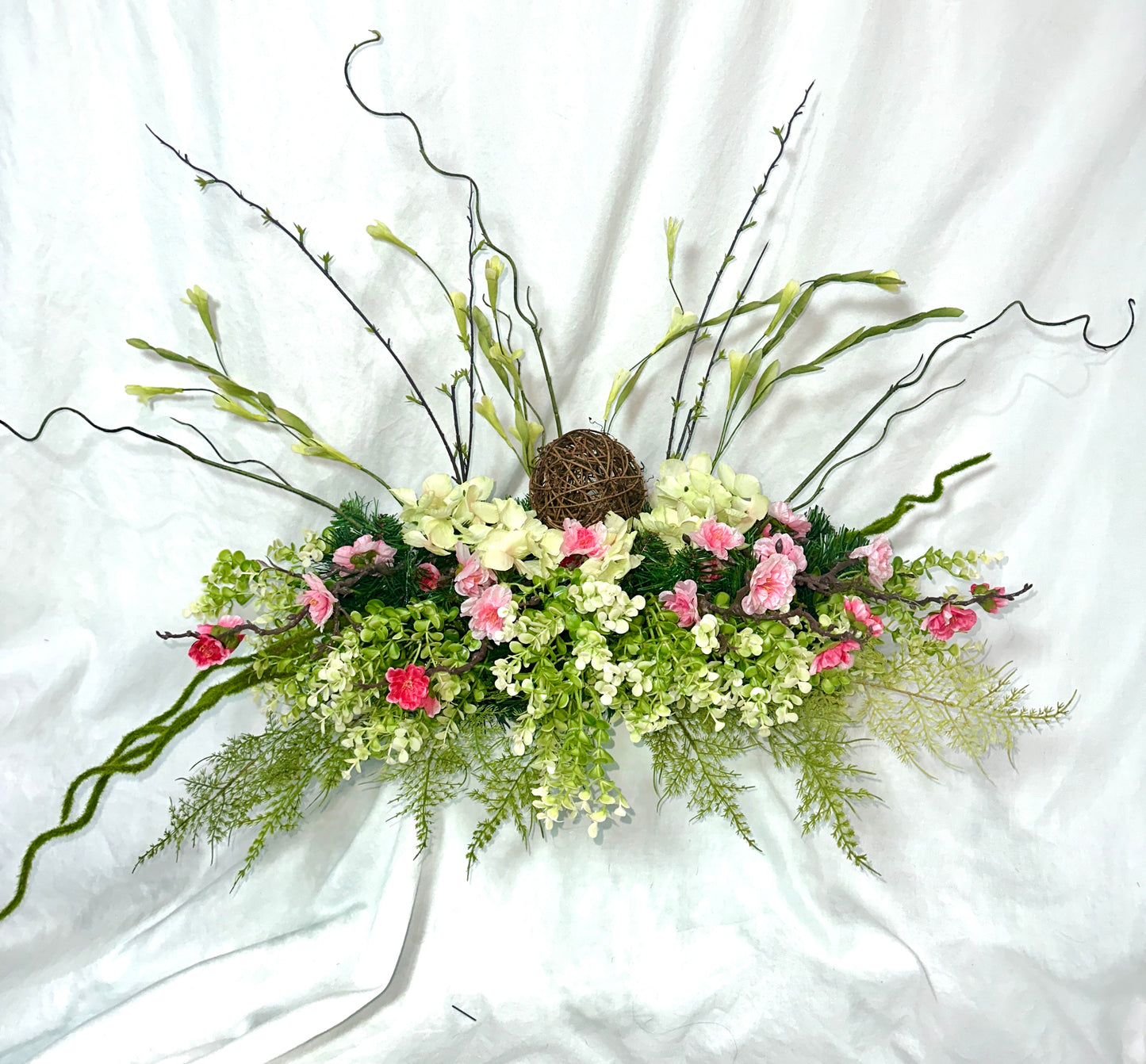 Styled in Seconds™ Designer Spring Mantel Styling Set – 3 Piece Easter Bunny Fireplace Collection