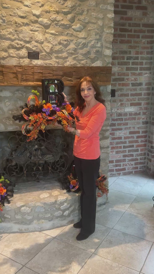 Lighted BOO Halloween Mantel Decor Set – 3D Village Display