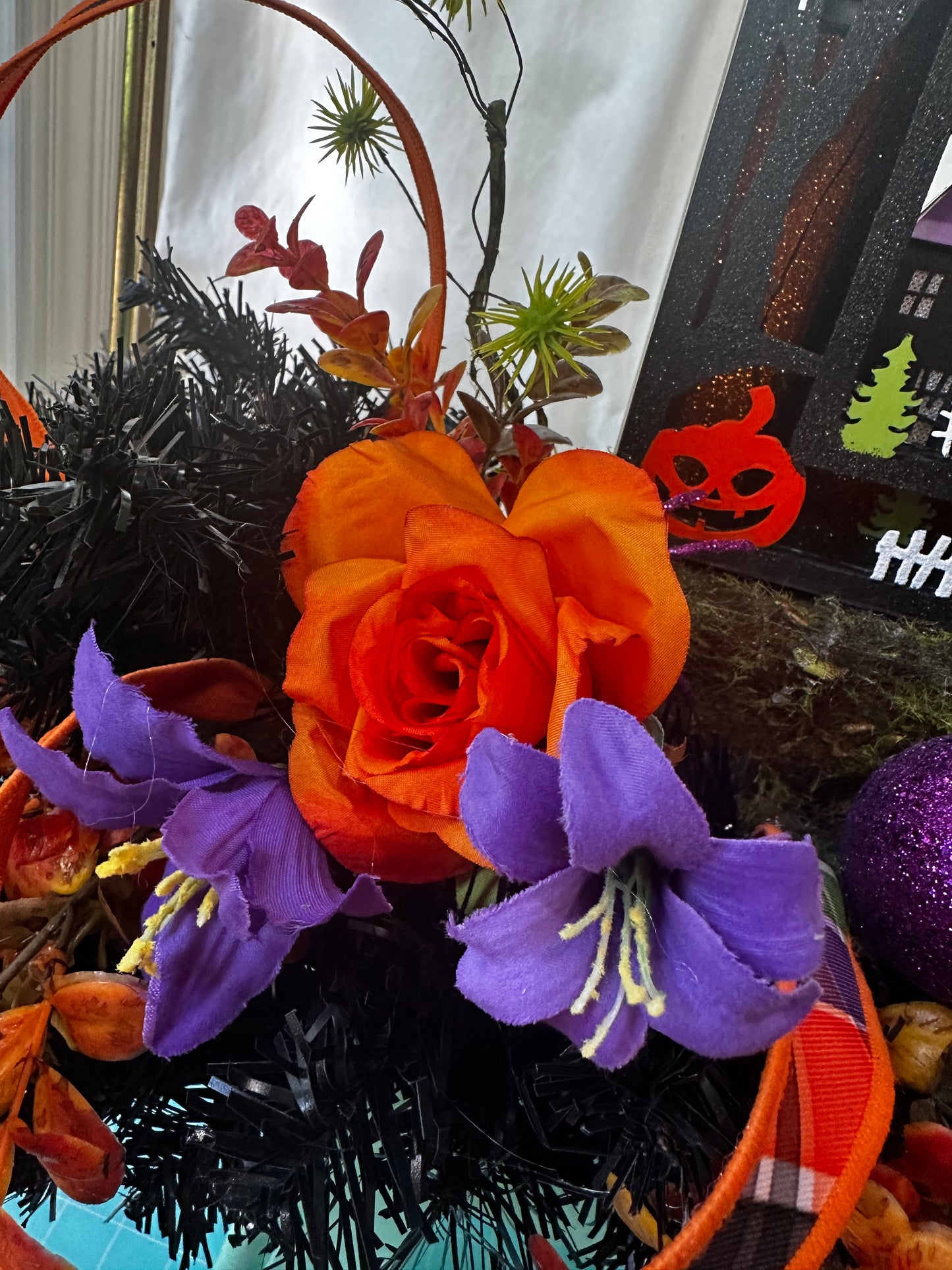 Lighted BOO Halloween Mantel Decor Set | 3D Halloween Village Display/ No Hanging Required
